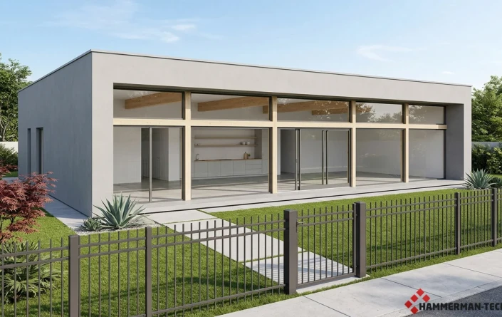 Proste ogrodzenia w nowoczesnej architekturze
