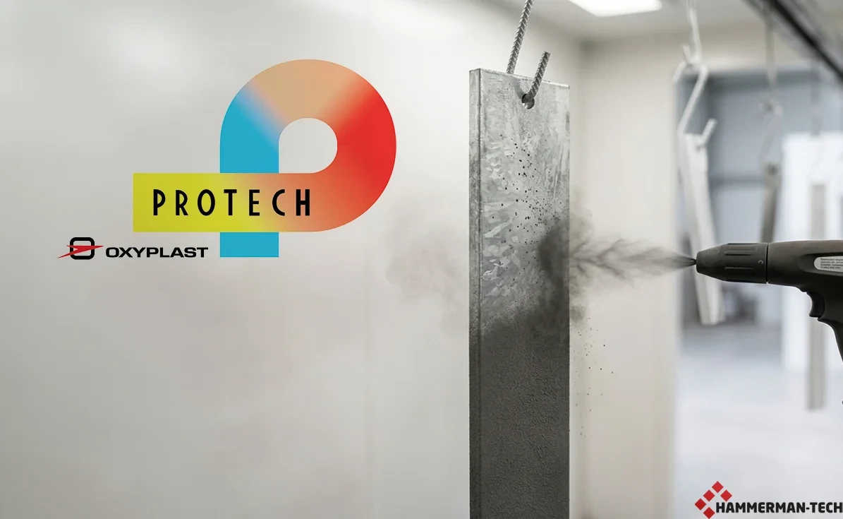 Malowanie proszkowe Oxyplast w ogrodzeniach Hammerman-Tech
