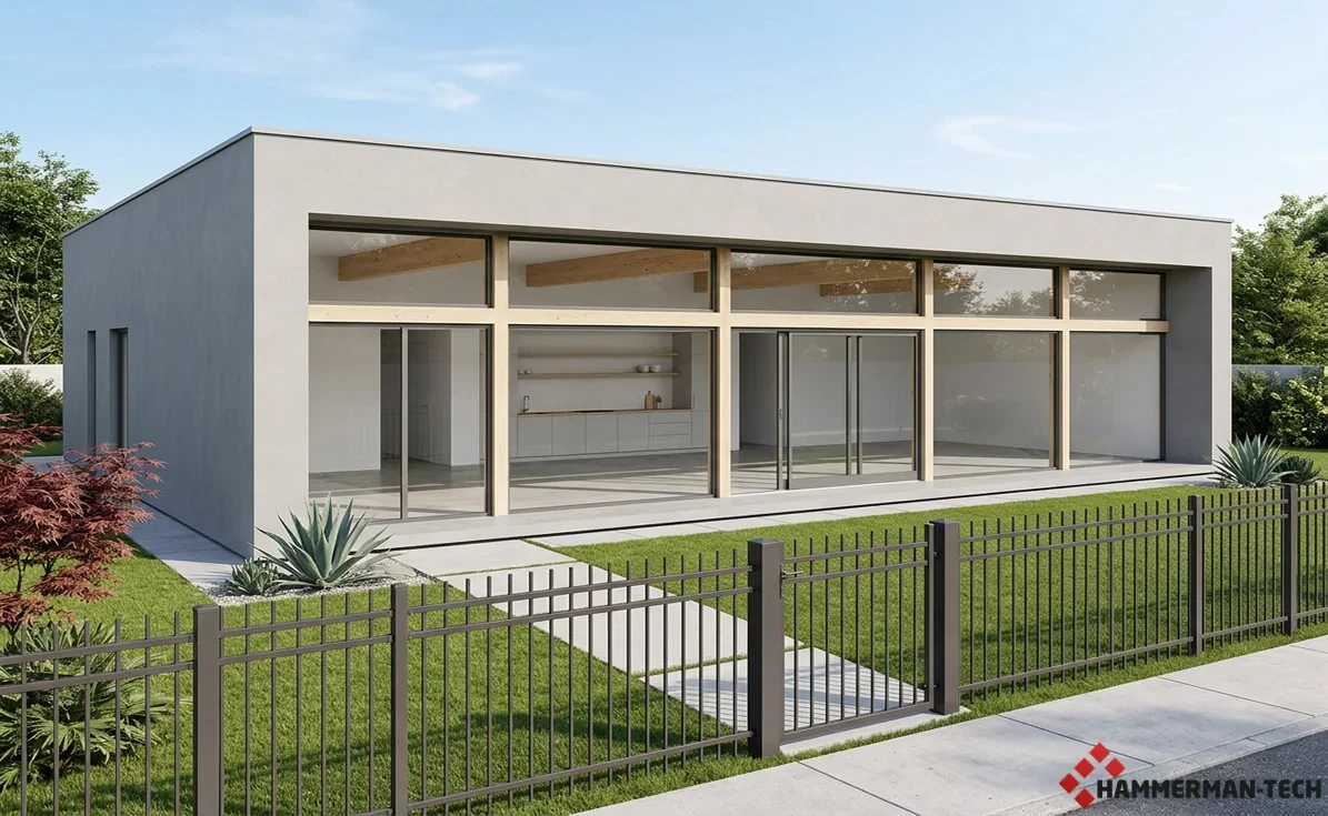 Proste ogrodzenia w nowoczesnej architekturze
