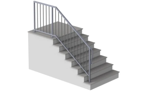 Montaż barierki z boku